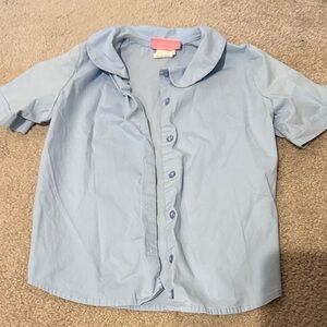 Sky Blue Kids Button Down Shirt